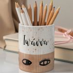 Μολυβοθήκη Προσωποποιημένη με Όνομα και Σχέδιο Eyes