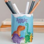 Μολυβοθήκη Προσωποποιημένη για Αγόρι με Σχέδιο Δεινόσαυροι