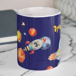 Μολυβοθήκη Προσωποποιημένη για Αγόρι με Σχέδιο Διάστημα