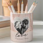 Μολυβοθήκη Προσωποποιημένη με Όνομα και Σχέδιο Gold Love