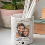 Μολυβοθήκη Προσωποποιημένη με Όνομα και Σχέδιο Valentine