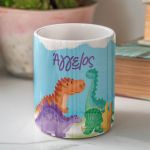 Μολυβοθήκη Προσωποποιημένη για Αγόρι με Σχέδιο Δεινόσαυροι