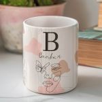 Μολυβοθήκη Προσωποποιημένη για Κορίτσι με Σχέδιο Πεταλούδα