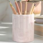 Μολυβοθήκη Προσωποποιημένη για Κορίτσι με Σχέδιο Ρόδα