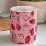 Μολυβοθήκη Προσωποποιημένη με Όνομα και Σχέδιο Strawberry