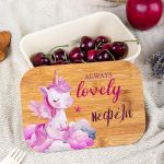 Παιδικό Δοχείο Φαγητού με το Όνομα του Παιδιού, Flying Pony