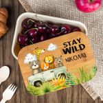 Παιδικό Δοχείο Φαγητού με το Όνομα του Παιδιού, Wild Ride