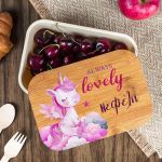 Παιδικό Δοχείο Φαγητού με το Όνομα του Παιδιού, Flying Pony