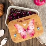 Παιδικό Δοχείο Φαγητού με το Όνομα του Παιδιού, Flying Star