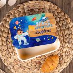 Παιδικό Δοχείο Φαγητού με το Όνομα του Παιδιού, Space Cadet