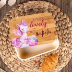 Παιδικό Δοχείο Φαγητού με το Όνομα του Παιδιού, Flying Pony