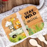 Παιδικό Δοχείο Φαγητού με το Όνομα του Παιδιού, Wild Ride