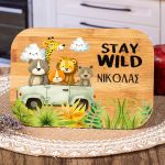 Παιδικό Δοχείο Φαγητού με το Όνομα του Παιδιού, Wild Ride