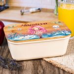 Παιδικό Δοχείο Φαγητού με το Όνομα του Παιδιού, Mermaid