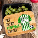 Παιδικό Δοχείο Φαγητού με το Όνομα του Παιδιού, Green Legend