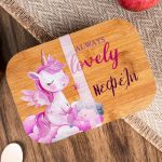 Παιδικό Δοχείο Φαγητού με το Όνομα του Παιδιού, Flying Pony