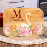 Παιδικό Δοχείο Φαγητού με το Όνομα του Παιδιού, Beautiful Swan