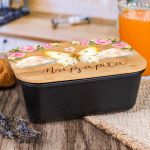 Παιδικό Δοχείο Φαγητού με το Όνομα του Παιδιού, Love Flying