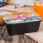 Παιδικό Δοχείο Φαγητού με το Όνομα του Παιδιού, Mermaid