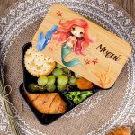 Δοχείου Φαγητού 2 Επιπέδων, με το Όνομα του Παιδιού, Ocean