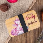 Δοχείου Φαγητού 2 Επιπέδων, με το Όνομα του Παιδιού, Unicorn