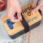 Δοχείου Φαγητού 2 Επιπέδων, με το Όνομα του Παιδιού, Game On
