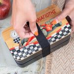 Δοχείου Φαγητού 2 Επιπέδων, με το Όνομα του Παιδιού, Race Car