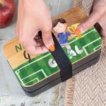 Δοχείου Φαγητού 2 Επιπέδων, με το Όνομα του Παιδιού, Goal