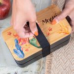 Δοχείου Φαγητού 2 Επιπέδων, με το Όνομα του Παιδιού, Ocean