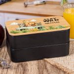 Δοχείου Φαγητού 2 Επιπέδων, με το Όνομα του Παιδιού, Wild Rider