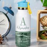 Παιδικό Παγούρι Θερμός με Όνομα & Καλαμάκι, Be Your Own Hero