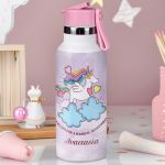 Παιδικό Παγούρι Θερμός με Όνομα & Καλαμάκι, Magical Unicorn