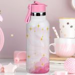 Παιδικό Παγούρι Θερμός με Όνομα & Καλαμάκι, Rainbow Unicorn