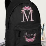 Σχολική Τσάντα Δημοτικού, Μαύρο Χρώμα, Cute FloralΣχολική Τσάντα Δημοτικού, Μαύρο Χρώμα, Cute Floral