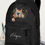 Σχολική Τσάντα Δημοτικού και Γυμνασίου, Μαύρο Χρώμα, Love