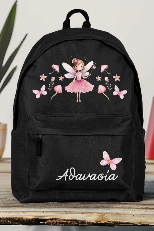 Σχολική Τσάντα Δημοτικού, Μαύρο Χρώμα, Fairy Princess