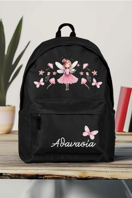 Σχολική Τσάντα Δημοτικού, Μαύρο Χρώμα, Fairy Princess
