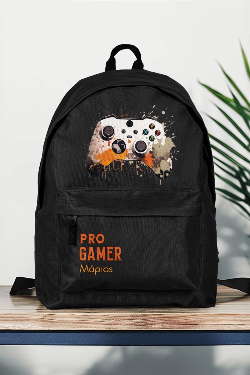 Σχολική Τσάντα Δημοτικού, Μαύρο Χρώμα, Epic Gamer