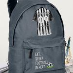 Σχολική Τσάντα Δημοτικού, Γκρι Χρώμα, Soccer Star Black