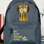 Σχολική Τσάντα Δημοτικού, Γκρι Χρώμα, Soccer Star Yellow