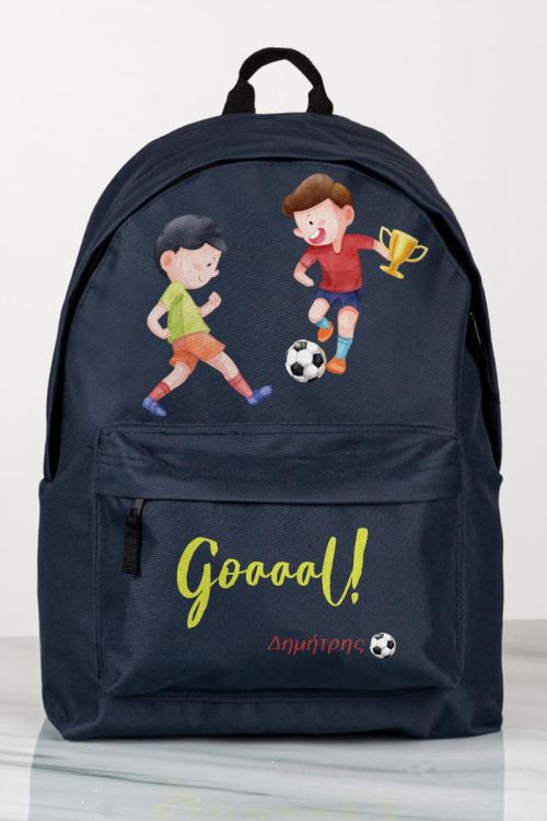 Σχολική Τσάντα Δημοτικού, Μπλε Χρώμα, Football Friends