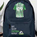 Σχολική Τσάντα Δημοτικού, Μπλε Χρώμα, Soccer Star Green
