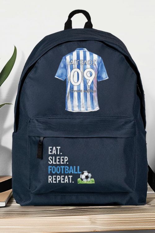 Σχολική Τσάντα Δημοτικού, Μαύρο Χρώμα, Soccer Star Blue