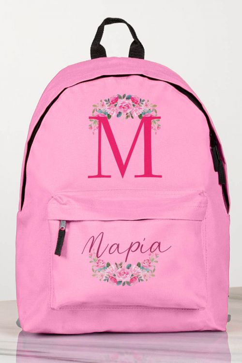 Σχολική Τσάντα Δημοτικού, Ροζ Χρώμα, Cute Floral