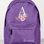 Σχολική Τσάντα Δημοτικού, Μωβ Χρώμα, Pink Roses