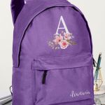 Σχολική Τσάντα Δημοτικού, Μωβ Χρώμα, Pink Roses