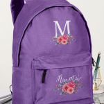 Σχολική Τσάντα Δημοτικού, Μωβ Χρώμα, Pink Garden