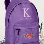 Σχολική Τσάντα Δημοτικού και Γυμνασίου, Μωβ Χρώμα, Classic