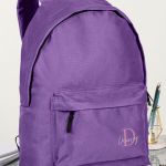 Σχολική Τσάντα Γυμνάσιο και Λύκειο, Μωβ Χρώμα, Minimal Girl