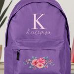 Σχολική Τσάντα Δημοτικού και Γυμνασίου, Μωβ Χρώμα, Classic